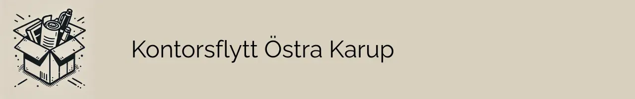 Kontorsflytt Östra Karup